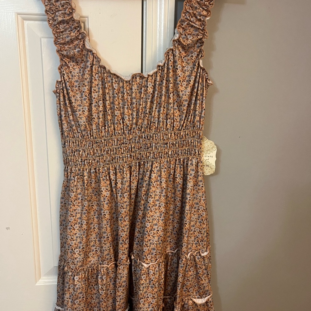 NWT Altar'd State Floral Smocked Dress